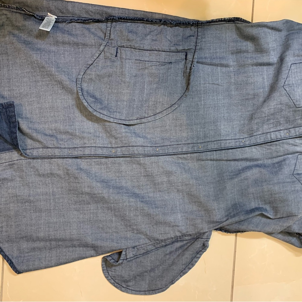 It has pockets! Denim BR shirt dress - Picture 8 of 8